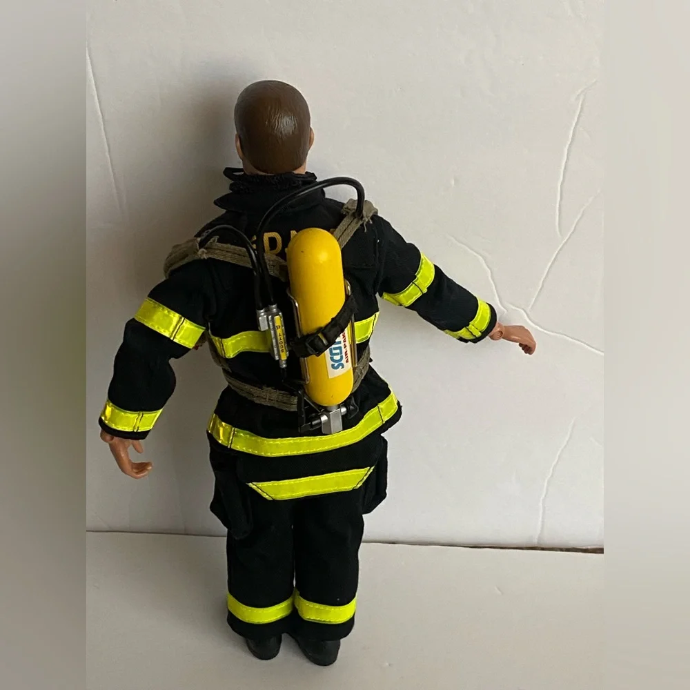 Real Hero’s FDNY Fire Zone Firefighter 12” action figure 9/11 New York City 2001
